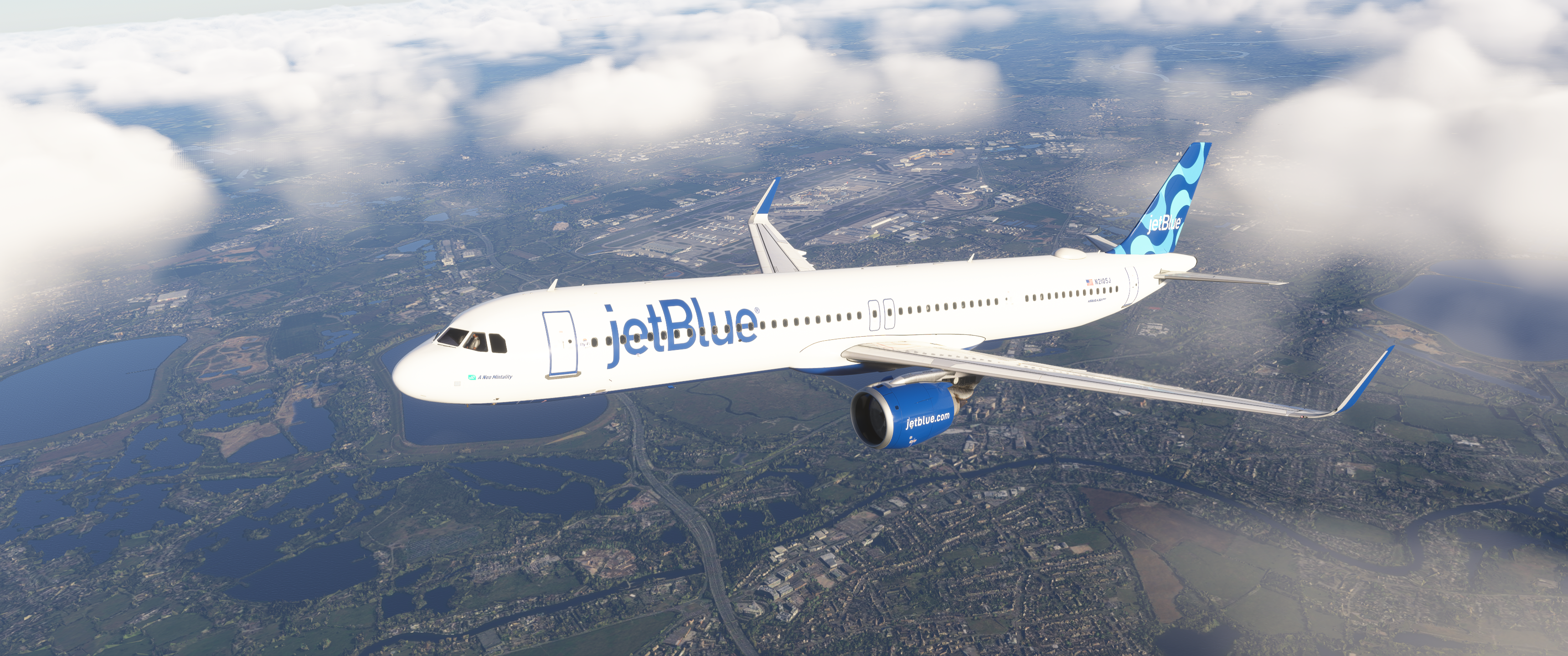 JBU A320 Climbing