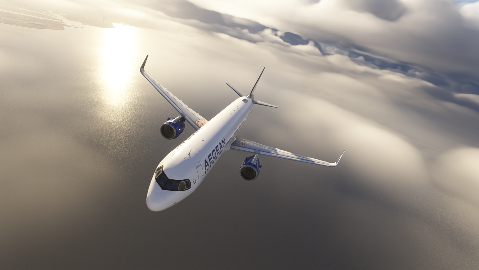 AEE A320 Reflex over sea