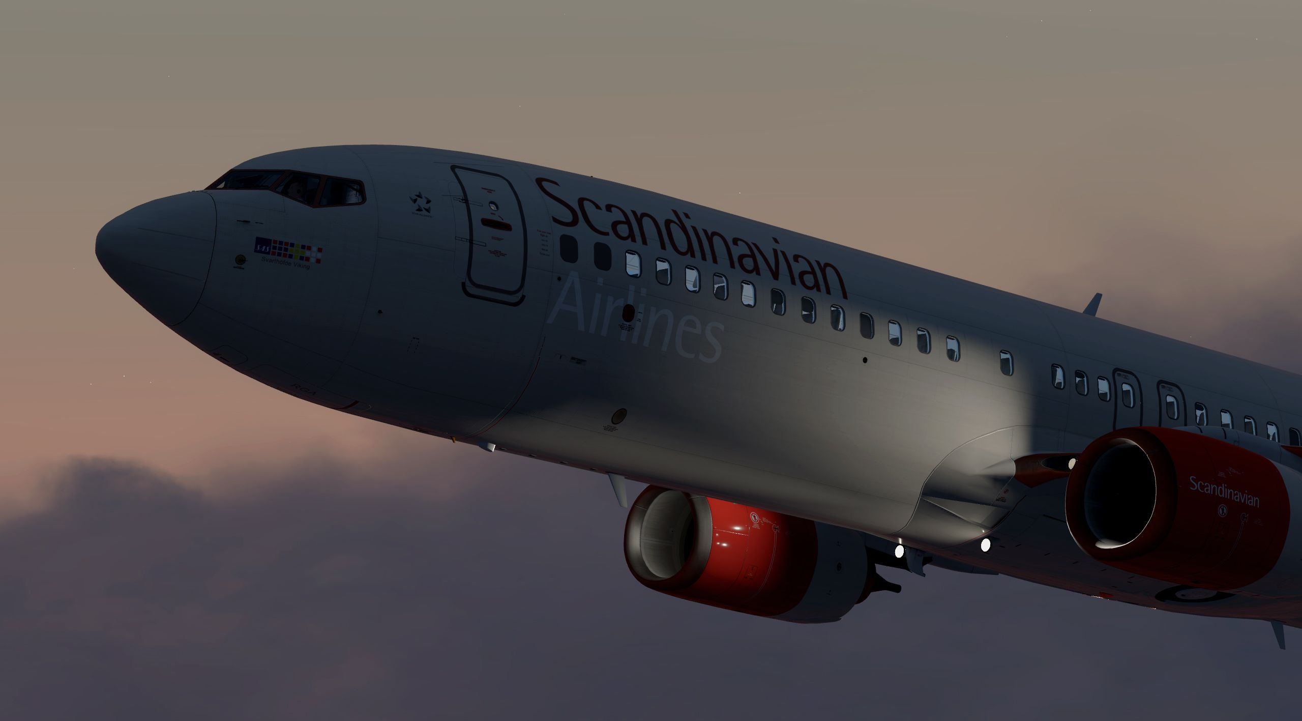 SAS B738