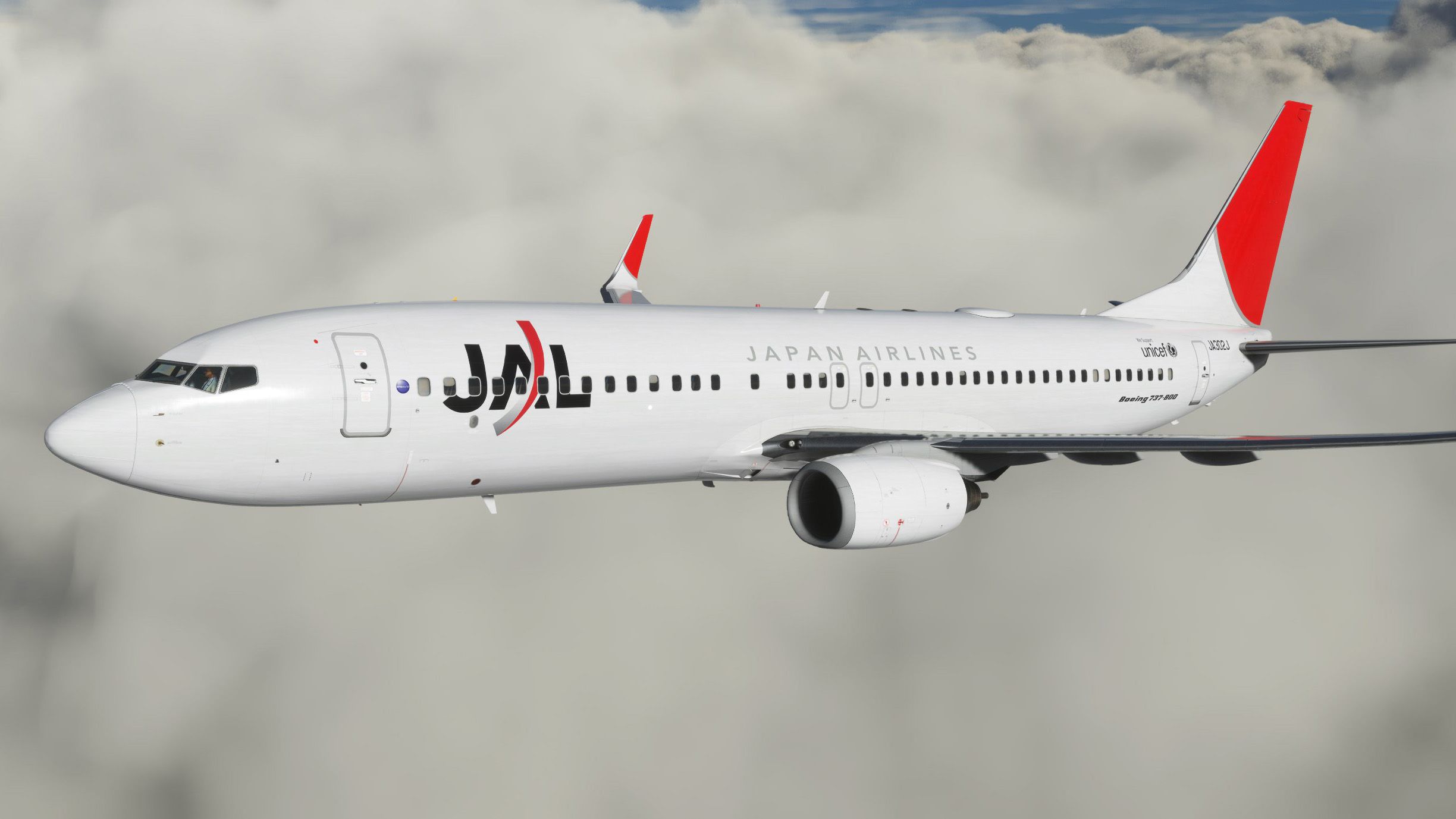 JAL B738