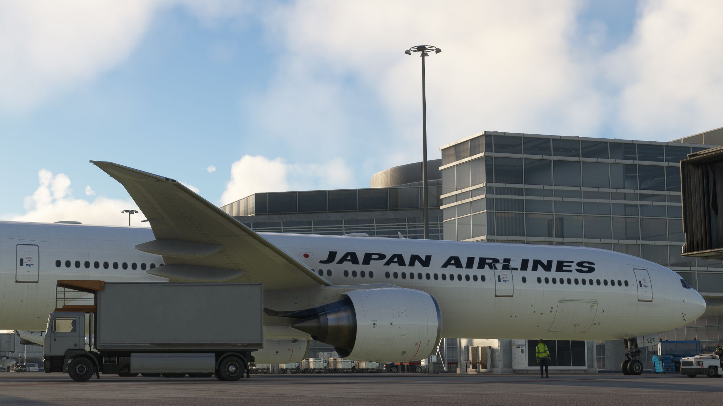 JAL B77W