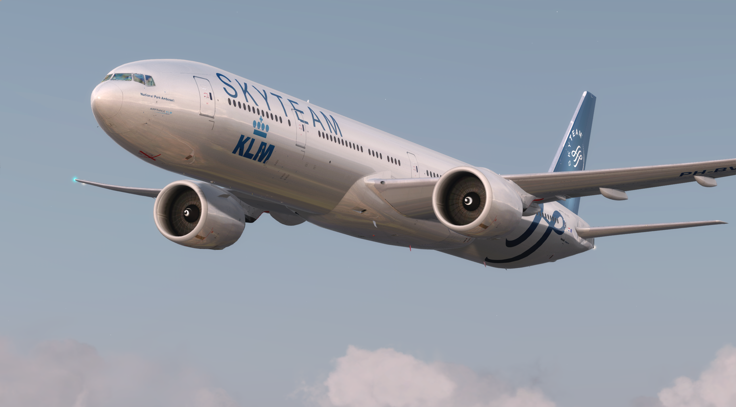 KLM B77W