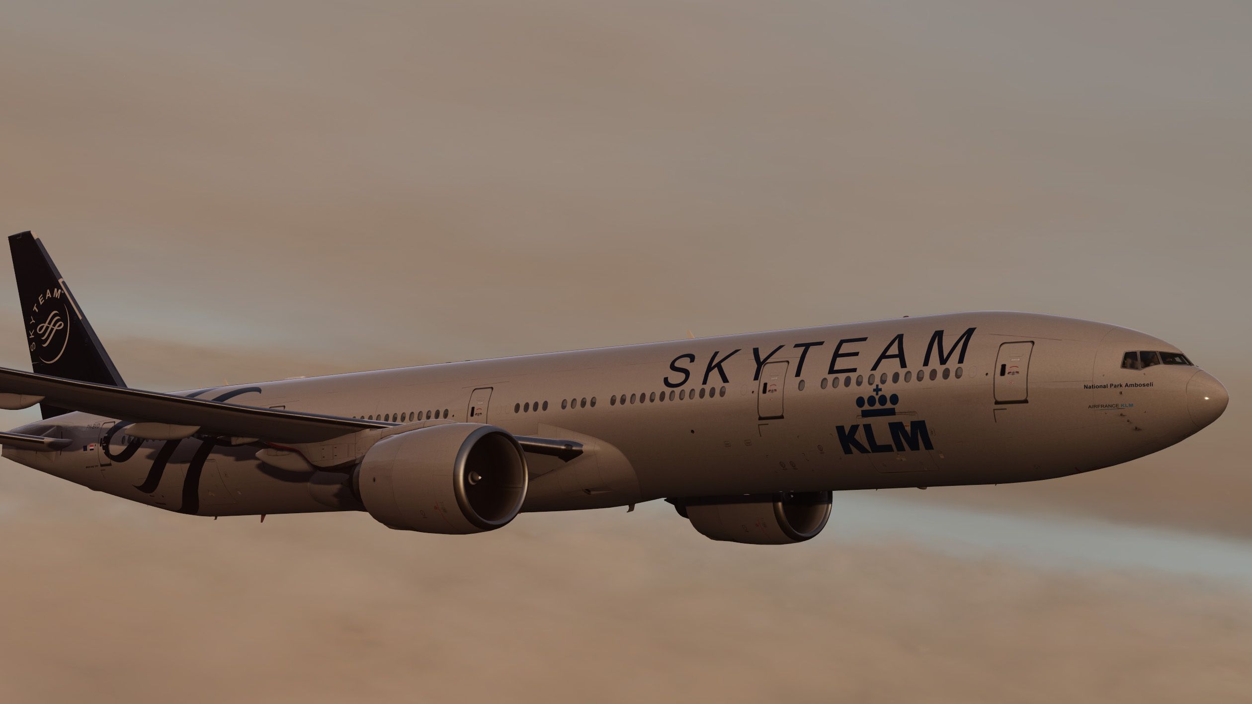 KLM B77W
