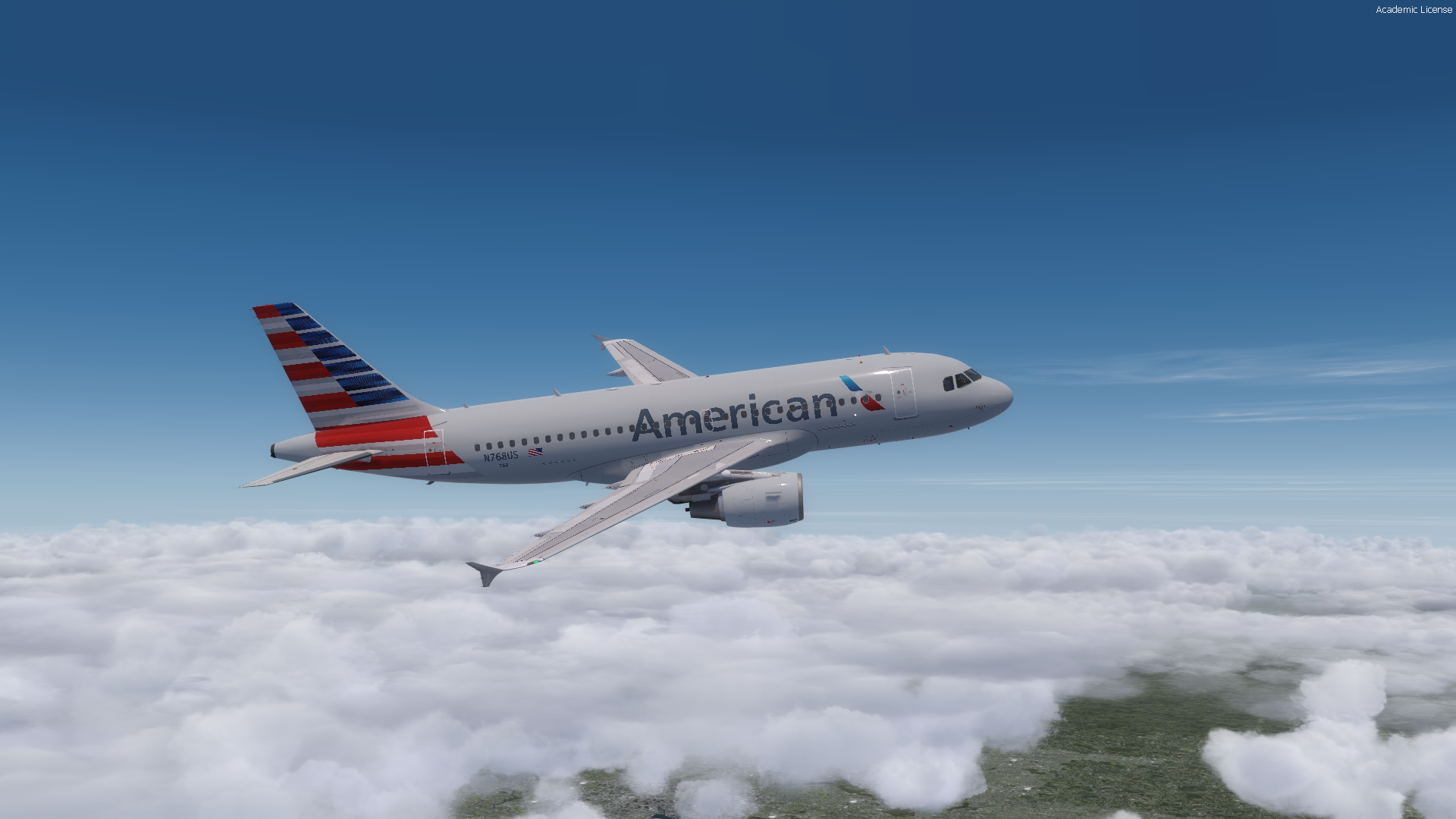 USA A320 Cover